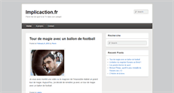 Desktop Screenshot of implicaction.fr